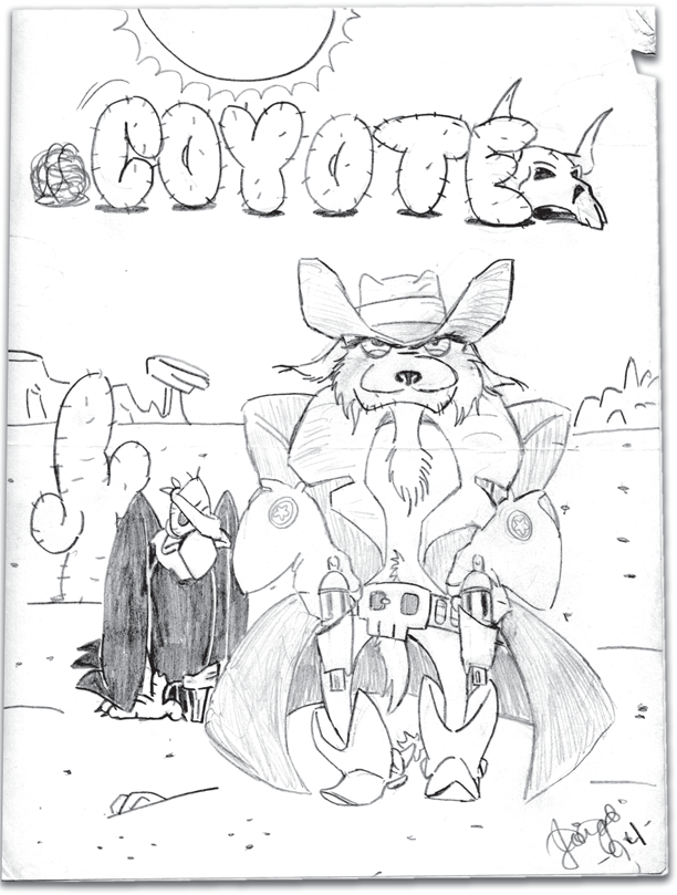 Iron Horse Ghosts Sketchbook 1